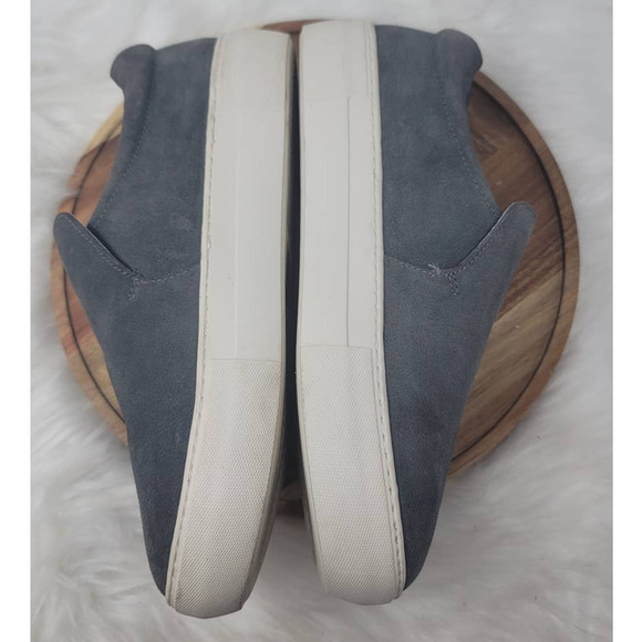 J Slides Platform Suede Gray Casual Walking Daily Sneakers Loafers Womens 9 - Picture 6 of 8